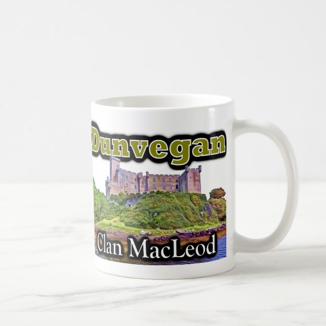 Schottisches Clan MacLeod Dunvegan Schloss Kaffeetasse (Rechts)