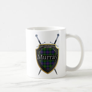 Schottisches Clan-Murraytartan-Schild u. Schwerter Kaffeetasse