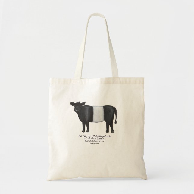 Schottisches Gälisch für Belted Galloway Tragetasche (Vorne)