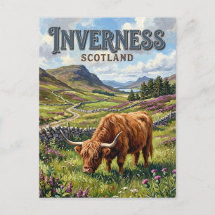 Schottisches Hochland Inverness Schottland Postkarte