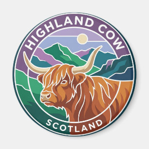 Schottisches Hochland Schottland Magnet