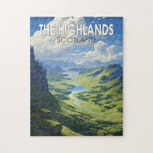 Schottisches Hochland Schottland Reise Kunst Vinta
