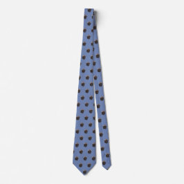 Schottisches Hochland-Vieh (blau/Grau) Krawatte