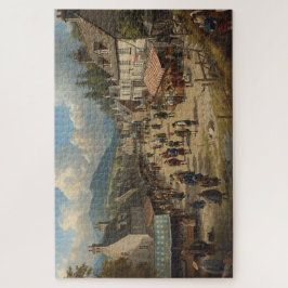 Schottisches Hochlanddorf-Puzzle