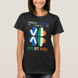 Schottisches kleines bisschen irischer Schottland  T-Shirt