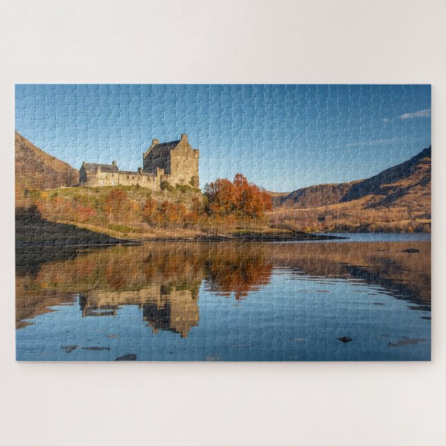 Schottisches Loch-Reflexions-Puzzle (Horizontal)
