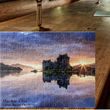 Schottisches MacRae Clans Eilean Donan Castle Puzz