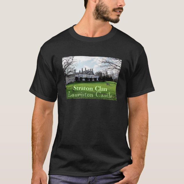 Schottisches Schloss Lauriston - Straton Clan T-Shirt (Vorderseite)