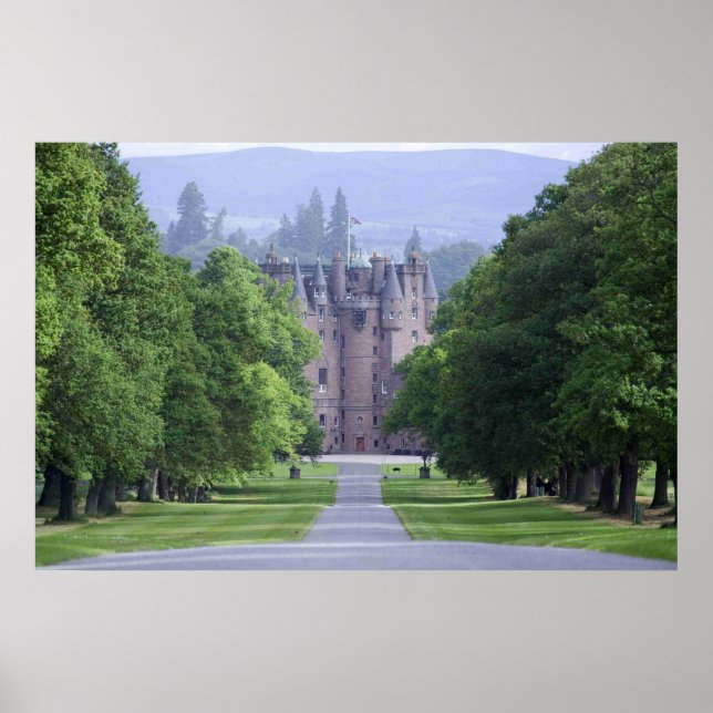 Schottisches Schloss Poster (Vorne)