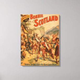 Schottisches Spiel 3 Bonnies Schottland Sidney-R. Leinwanddruck
