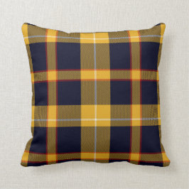 Schottisches Tartan-kariertes Kissen