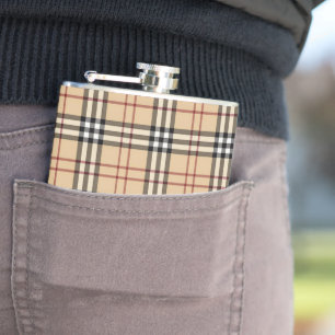 Schottisches Tartan-Muster Flachmann