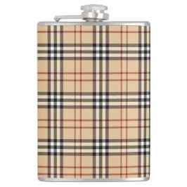 Schottisches Tartan-Muster Flachmann