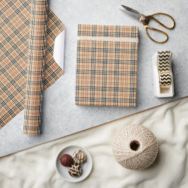 Schottisches Tartan-Muster Geschenkpapier
