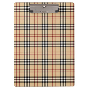 Schottisches Tartan-Muster Klemmbrett