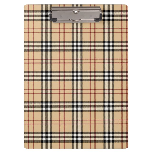 Schottisches Tartan-Muster     Klemmbrett (Vorderseite)