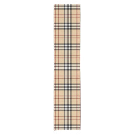Schottisches Tartan-Muster Kurzer Tischläufer
