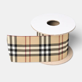 Schottisches Tartan-Muster Satinband