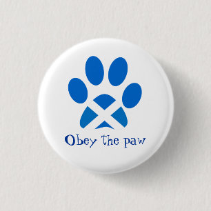 Schottisches Unabhängigkeits-Katzen-Tatzen-Druck Button