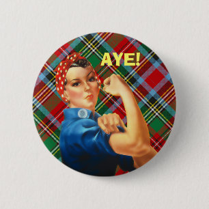 Schottisches UnabhängigkeitTartan Rosie ja Button