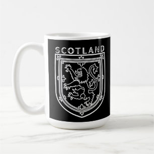 Schottisches Wappen für das Kulturerbe Inspiriert Kaffeetasse