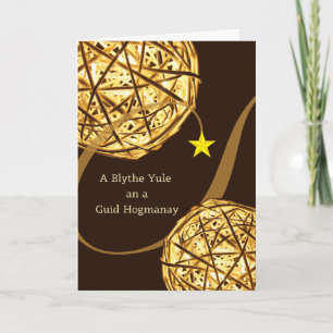 Schottisches Weihnachten und Neujahr Yule und Hogm