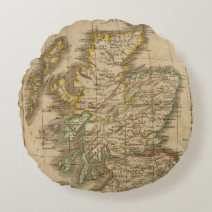 Schottland 4 rundes kissen