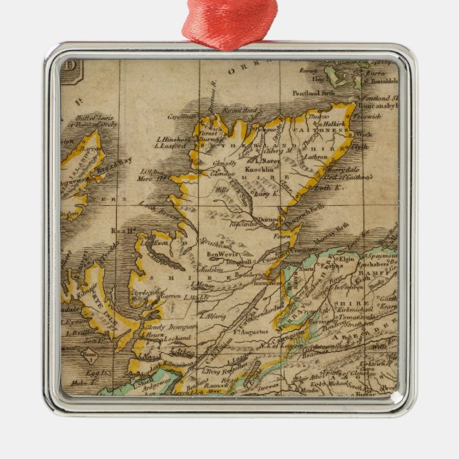 Schottland 5 ornament aus metall (Vorne)