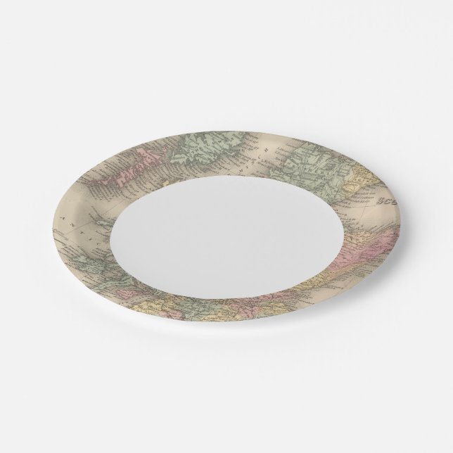 Schottland 6 pappteller (Schrägansicht)