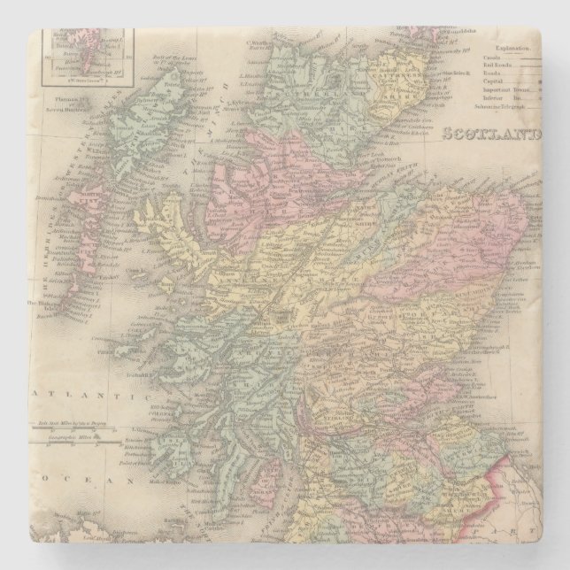 Schottland 6 steinuntersetzer (Vorderseite)