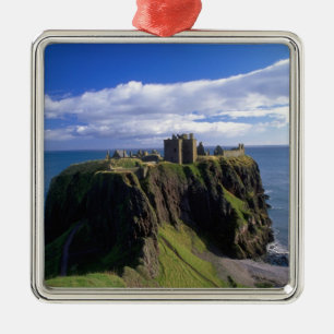 Schottland, Aberdeen. Dunnotar Castle. Silbernes Ornament