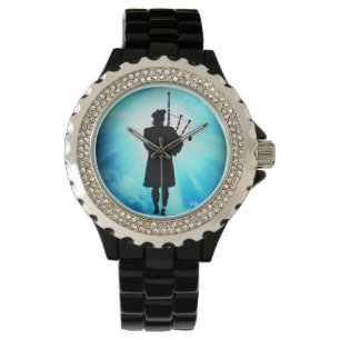 Schottland Bag Piper, Pipers Gottes Heilige Armbanduhr