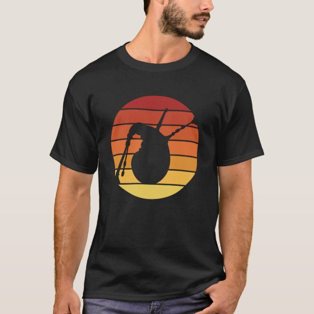 Schottland-Bagpipe-Musik T-Shirt (Vorderseite)