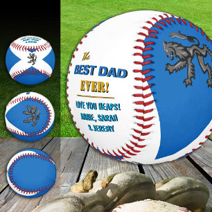 Schottland Best Vater, patriotische Väter, Schotti Baseball