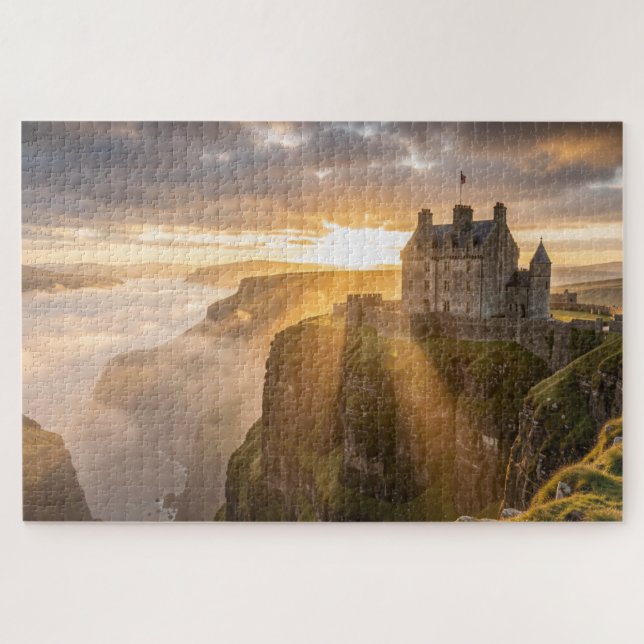 Schottland-Burg-Puzzle (Horizontal)