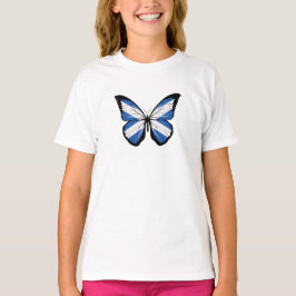 Schottland Butterfly Flag T-Shirt