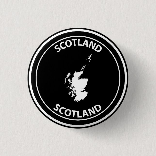 Schottland Button (Vorderseite)