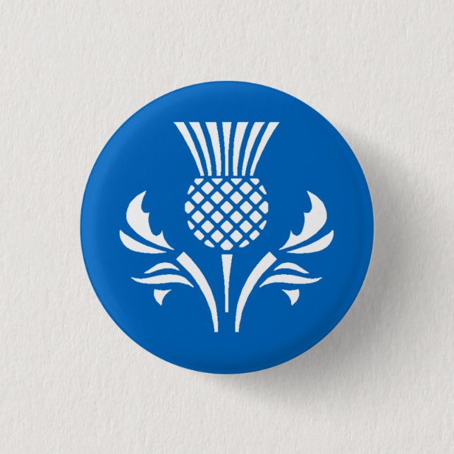 Schottland-Distel-Abzeichen Button (Vorderseite)