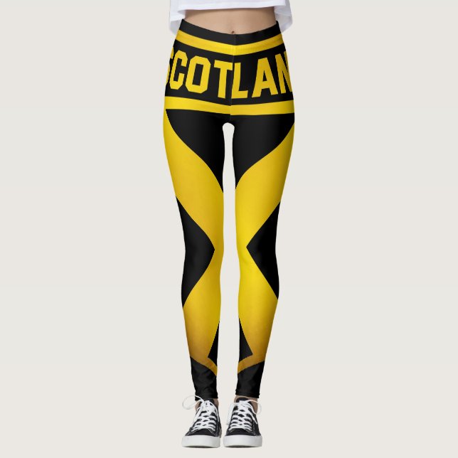 Schottland Emblem Leggings (Vorderseite)