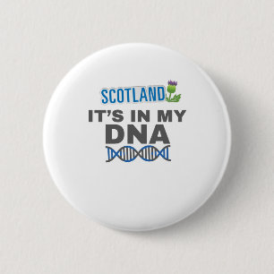 Schottland Es ist in meiner DNA Schottisches Kultu Button