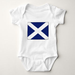 SCHOTTLAND-FLAGGE BABY STRAMPLER