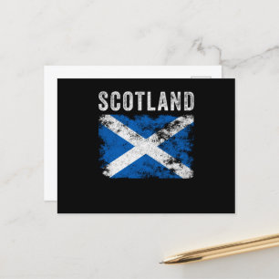 Schottland-Flagge bedruckt - Schottische Flagge Postkarte