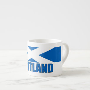 Schottland-Flagge Espressotasse