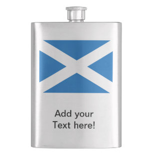 Schottland-Flagge Flachmann