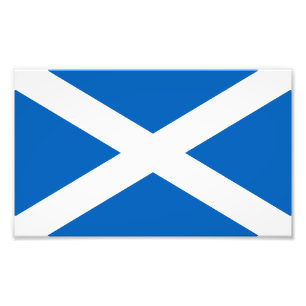Schottland-Flagge Fotodruck