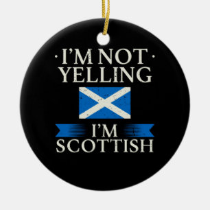 Schottland-Flagge Keramik Ornament