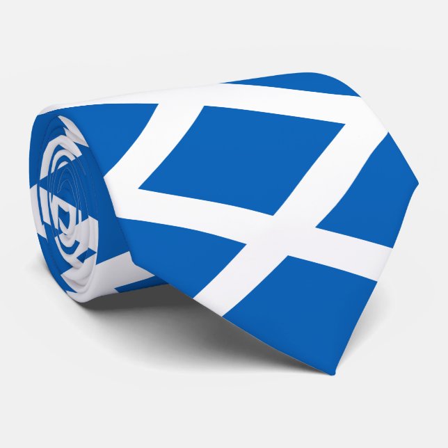 Schottland-Flagge Krawatte (Gerollt)