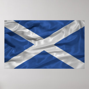 Schottland-Flagge Poster
