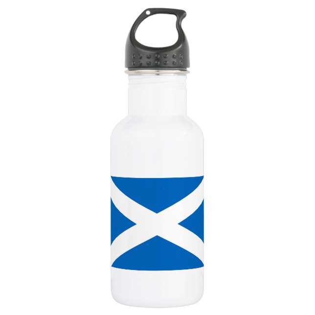 Schottland-Flagge - schottische Flaggen-Andenken Edelstahlflasche (Vorderseite)