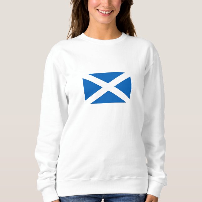Schottland-Flagge Sweatshirt (Vorderseite)
